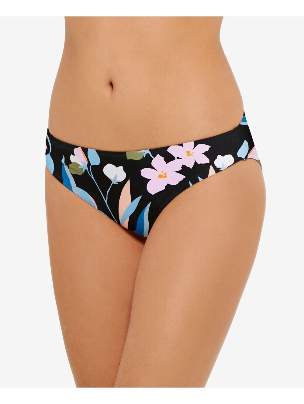 Hula Honey Juniors Flourishing Floral Hipster Bikini Bottoms Size S